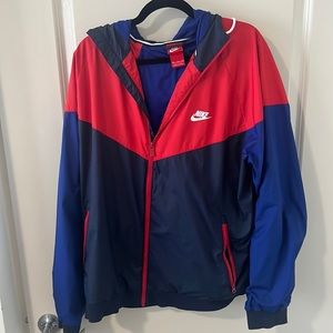 Nike blue windbreaker xxl vintage style
